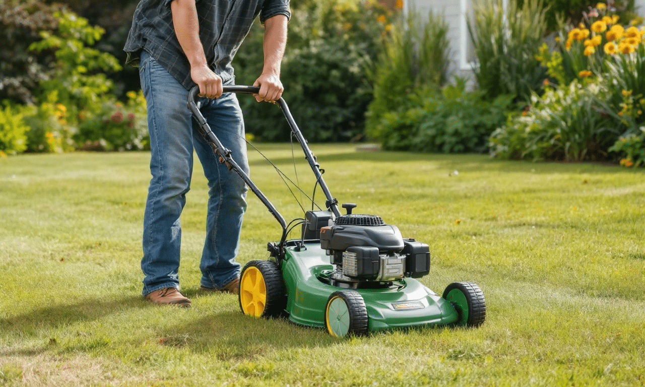 What type of mower is best for a flawless garden?