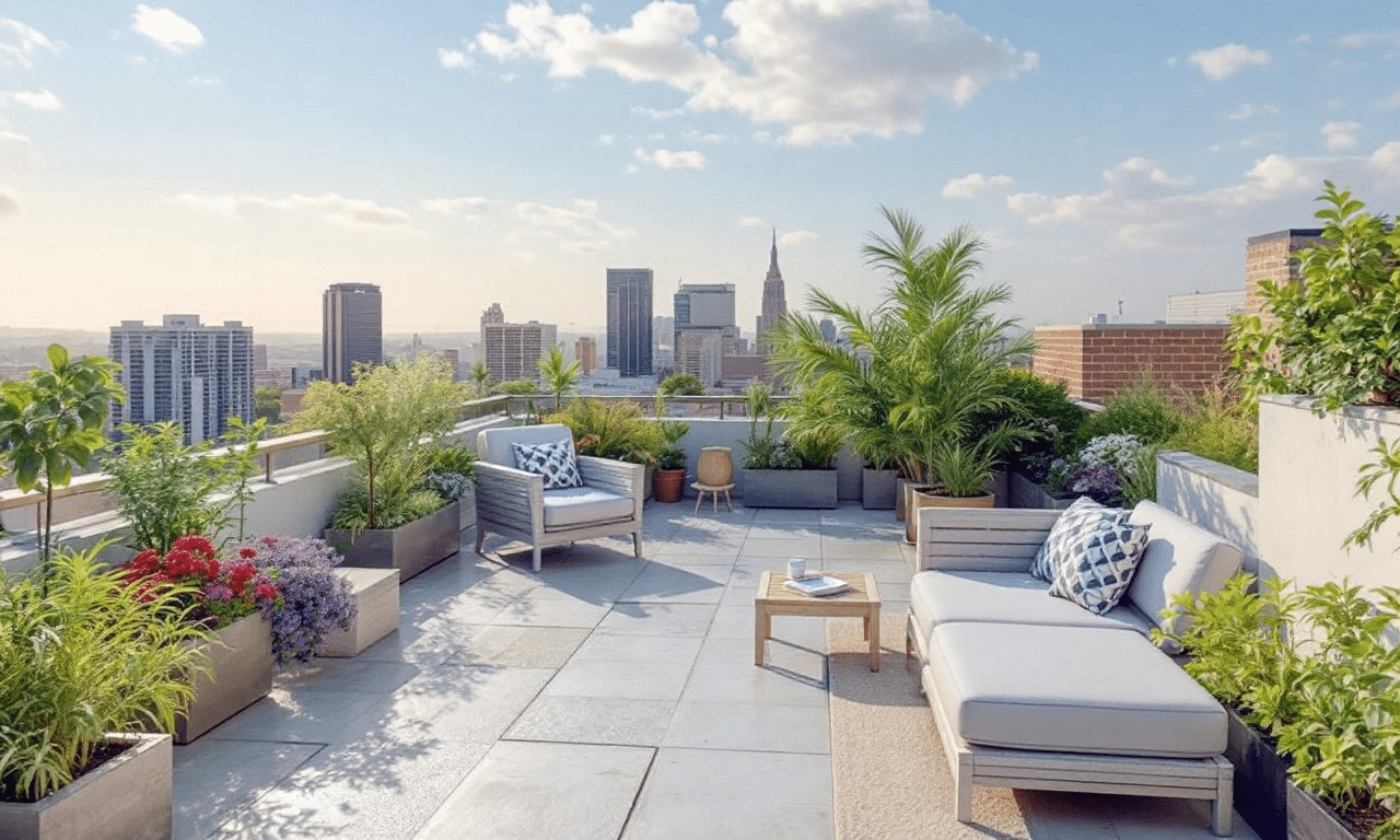 Transform your rooftop: creative ideas for an enchanting garden escape