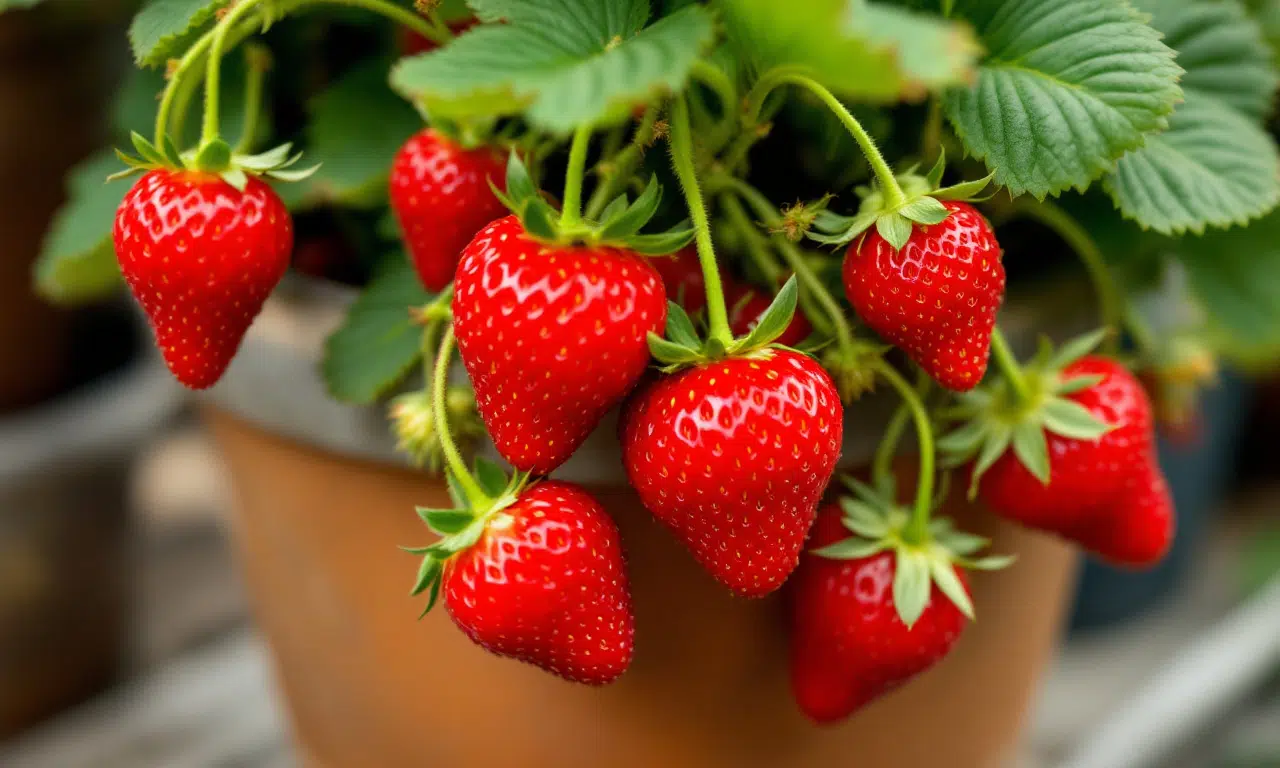 The secret to growing juicy strawberries in containers