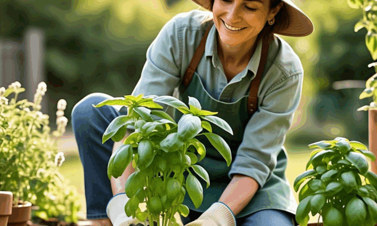 Potting basil like a pro: tips for endless fresh basil at your fingertips