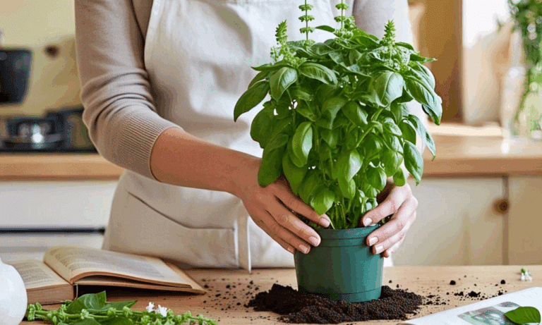 The secret to turning supermarket basil into a lush herb plant